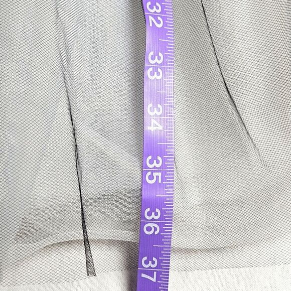 Star Styled Dance Vintage Stretch Black Velvet & Layered Tulle Costume Dress - Picture 12 of 15